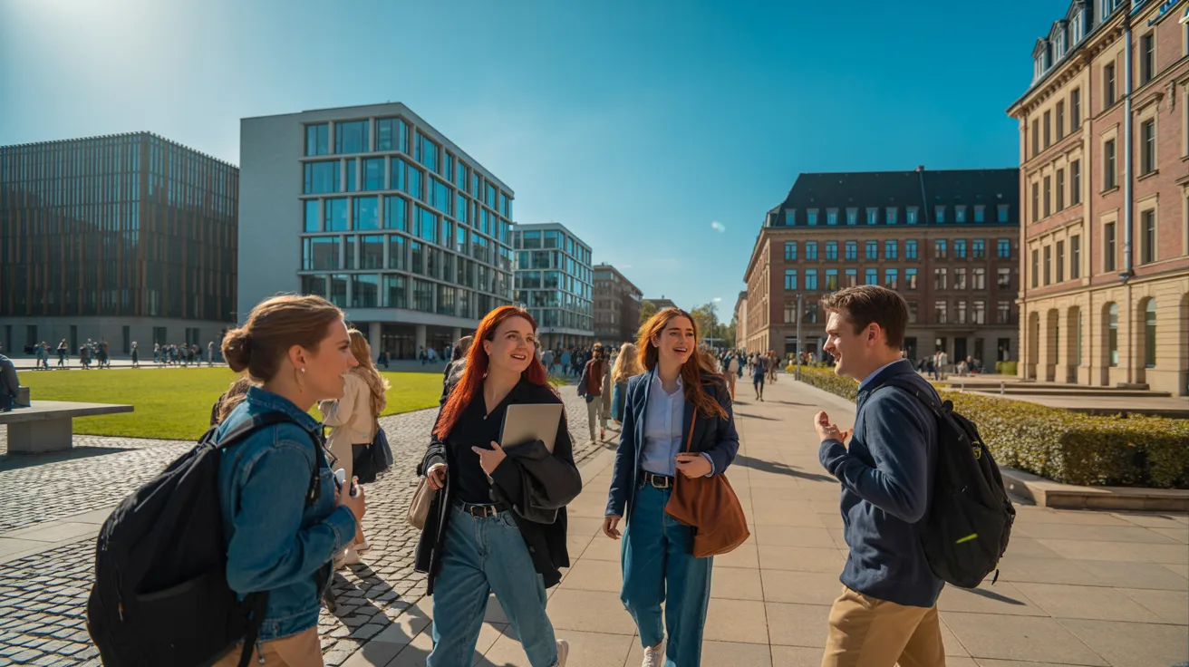 Free education in Germany university campus